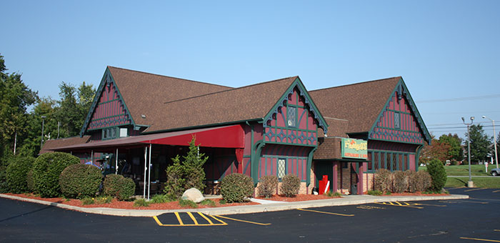 Exterior of the restaurant
